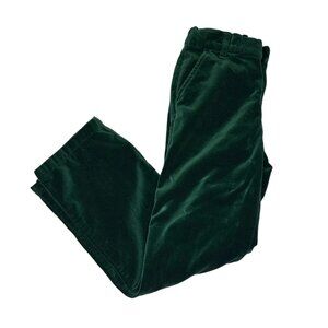Gymboree Green Velour Pants Size 7 Warm Cozy Holiday Dress Pants